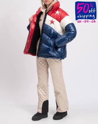 RRP€884 PERFECT MOMENT ALLIED 700FP Down Puffer Jacket Size M AIRTASTIC Quilted - Image 1 of 4
