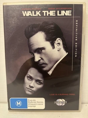 Walk The Line DVD Johnny Cash R4 PAL 2 Disc Set Free Postage - Image 1 of 4