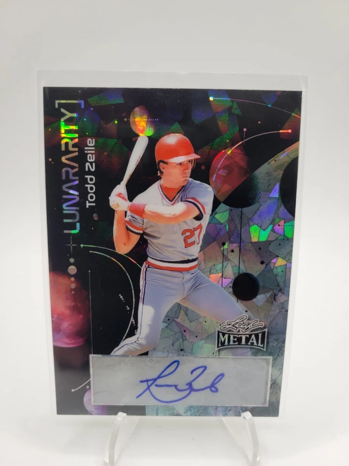 Béisbol Leaf Metal 2025 #L-TZ1 Todd Zeile Lunararity automático 2/10  Foto 1 de 2