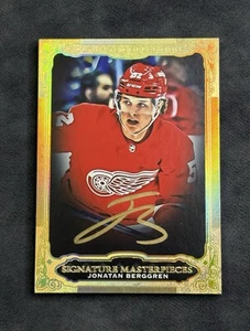 Jonathan Berggren 22-23 Ultimate Collection Signature Masterpieces Rookie Auto - Picture 1 of 3