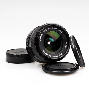 *MINT* Canon 24mm f 2.8 New FD Wide Angle MF Lens Camera A-1 AE-1 F-1 T90 SLR - Photo 1 sur 19