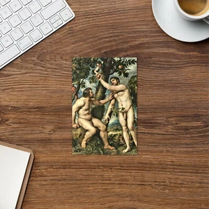 Greeting Card Gay Homoerotic Physique Pictorial Leather LGBTQ Lovers - Picture 1 of 2