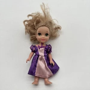 Disney Princess Petite Dolls Tangled Rapunzel Jakks 6 In  Purple Dress…34 - Picture 1 of 12