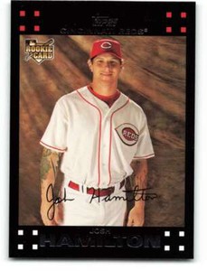 2007 Topps #625 Josh Hamilton Cincinnati Reds Baseball Card Rookie RC ID:23158