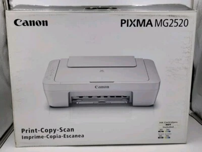 Canon PIXMA MG2520 Inkjet All in One Color Printer Open Box Print Copy Scan - Image 1 of 4
