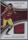 2016 IMMACULATE COLLECTION COLLEGIATE NUMBERS JERSEYS #64 SU'A CRAVEN #1/25