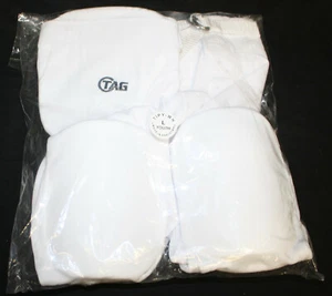 NUEVO Pantalón de Fútbol Solo Tag Brand Seven Pad Juvenil Grande Blanco NUEVO En Paquete - Imagen 1 de 2