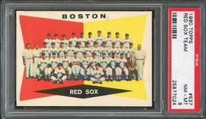BB - 1960 Topps - #537 - Equipo de los Medias Rojas - PSA 8 - Casi nuevo-como nuevo - Imagen 1 de 2