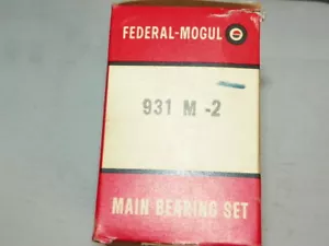 Pontiac 8 Cyl. 287 1955 Federal Mogul Engine Bearings 931M-2 (.002) - Picture 1 of 2