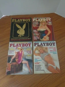 PLAYBOY Magazines 1984 Jan Feb June Sept. Last Nude Photo of Marilyn Monroe - Picture 1 of 7