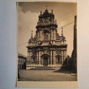 07K4 ANCIENNE PHOTOGRAPHIE PHOTO ALBUMINE BELGIQUE LOUVAIN EGLISE ST MICHEL - Picture 1 of 2