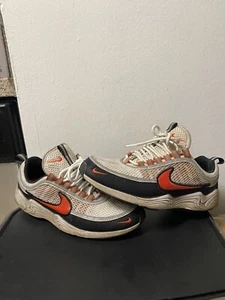 Nike Air Zoom Spiridon Team Orange 2017 US Size 8.5 926955 106 White Orange - Picture 1 of 14