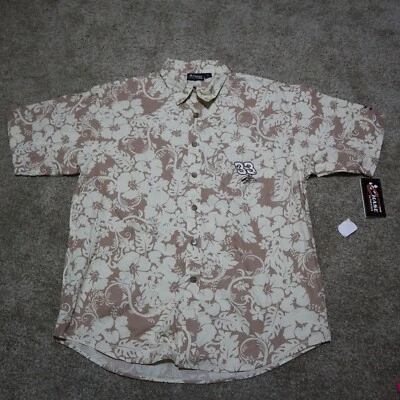 Camisa vintage Chase NASCAR RCR #33 Clint Bowyen botão havaiano tamanho XL - Imagem 1 de 4