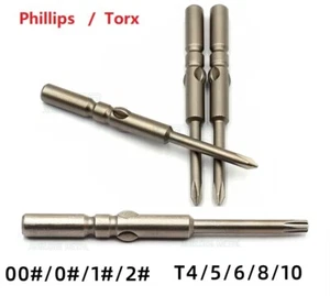 Screwdriver Drill Bits Torx Star Phillips Pozi Electric, Head With Magnet - Picture 1 of 9