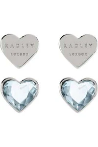 Radley Corazón Amor Piedra Pendientes RYJ1157S Nuevo - Imagen 1 de 1