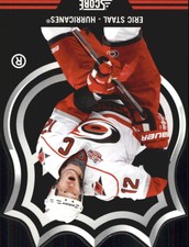 2011-12 (HURRICANES) Score NHL Shield Die Cuts #10 Eric Staal