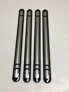4 PIEZAS PROTECTOR DE ESQUINA DELANTERO NEGRO GLORIOSO PARACHOQUES TRASERO MOLDEADO K011 - Imagen 1 de 11