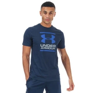 Men's T-Shirt Under Armour GL Foundation Short Sleeve in Blue - Picture 1 of 6