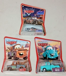 Lot 3x Disney Pixar Cars BRAND NEW MATER, RUSTY MATER & Supercharged Nitroade - Picture 1 of 16