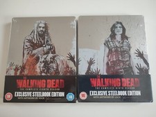 The Walking Dead Season 8 & 9 Steelbook Blu ray New Sealed UK Edition Bundle