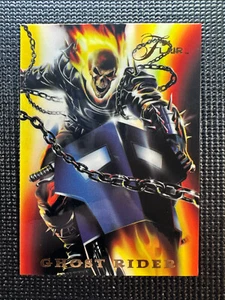 1994 Marvel Flair Annual - Power Blast - Ghost Rider - #9 - Pack Fresh - Clean - Picture 1 of 2