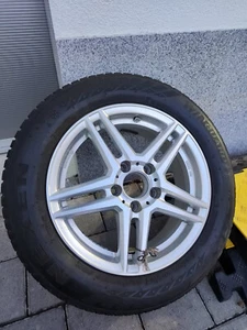 Komplettwinterreifen mit Alufelge 205 60 r16 92h Mercedes - Bild 1 von 9