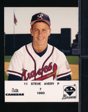 1990 Richmond Braves Team issue Photo card Steve Avery rc 4x5 Bob's Camera's *