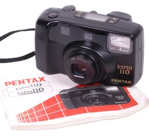 Pentax Espio 110 38-110mm Zoom Lens 35mm FILM TESTED WORKING New Battery Fitted - Picture 1 of 24