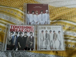 TVXQ DBSK Tohoshinki Lot Of 3 Bigeast Japanese Singles - Picture 1 of 2