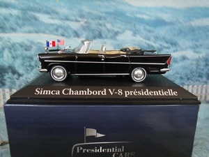 1/43 ATLAS 1961 Simca Chambord V8 Charles de Gaulle Presidential cars - Picture 1 of 3