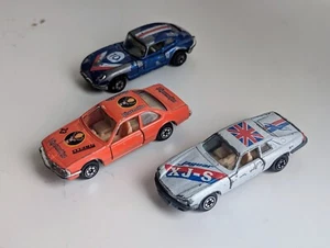 Yat Ming Lot of Diecast Vehicles, Jaguar XJS, Jaguar E4 2, BMW 635 CSI - Picture 1 of 9