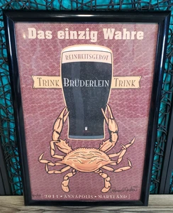 Ramon Matheu 2011 Oktoberfest signiert Nummer 84/100 Druck Grafik Kunst Maryland - Bild 1 von 10