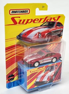 Matchbox 1/64 Datsun 280ZX '82 Red Superfast sealed on blister Diecast Model Car - Image 1 of 4
