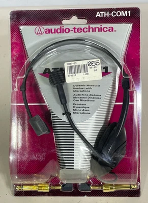 Audio-Technica Headset ATH-COM1 Single Sided Headset with Boom Mic  NEW - Image 1 of 2
