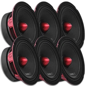 6x DS18 6.5″ Midrange Speakers - 250 Watts 8-Ohm PRO-X6BM Bullet Loudspeakers - Picture 1 of 5