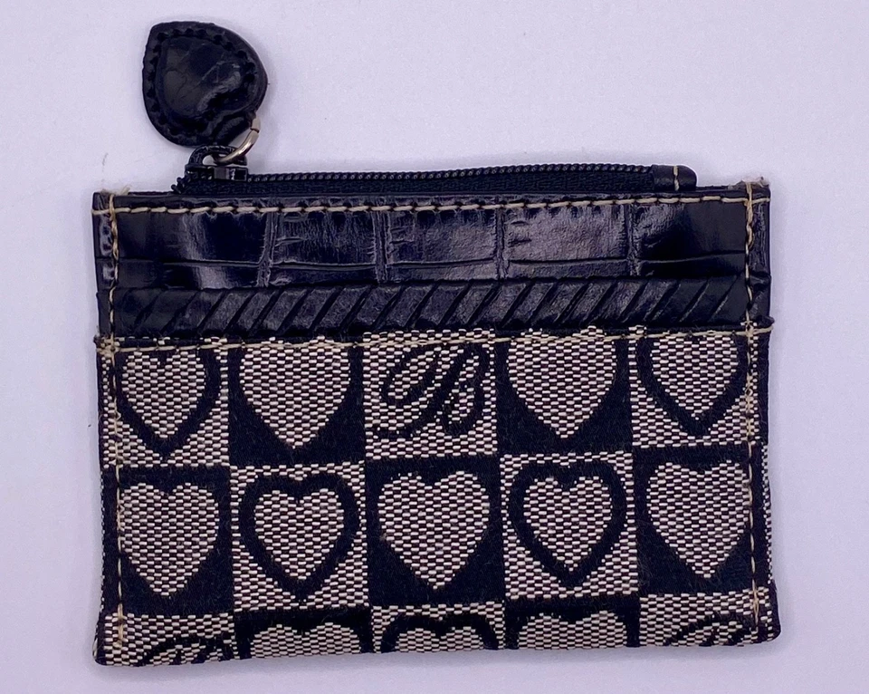 Mini Brighton Zippered Leather ID / Card / Coin Purse - Wallet, Multiple Options - Image 1 of 1