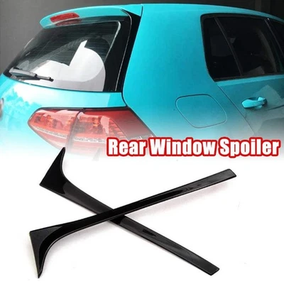 Heckscheiben-Spoiler Seitenflügel Schwarz Für VW Golf 7/7.5 MK7/MK7.5 2014-2018 - Bild 1 von 4