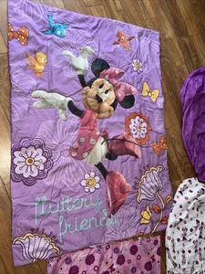 Disney Minnie Mouse Flor Jardín 4 Piezas Cuna/Niño Pequeño Ropa de Cama - Imagen 1 de 7