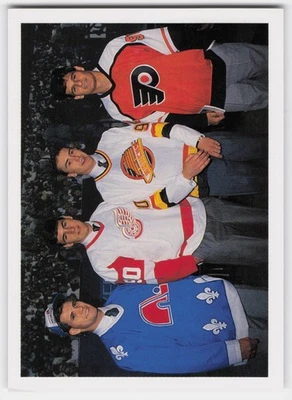 1990-91 Upper Deck #351 Top Ten Draft Picks Checklist - Image 1 of 2