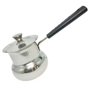 Lattiera in acciaio inox riscaldamento alimenti per bambini pentole piccole per cucinare - Foto 1 di 12