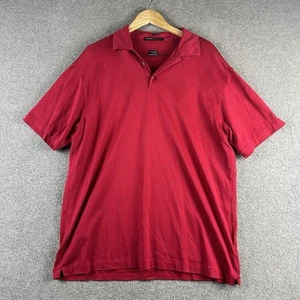 Nike Tiger Woods Collection Polo T Shirt Men's XL Red Golf Dri-Fit Collared - Picture 1 of 24