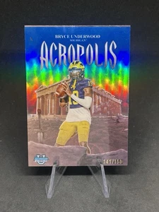 2025 Bowman U Chrome Bryce Underwood Acropolis Blue Refractor /150 #A-5 Michigan - Bild 1 von 2