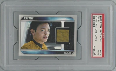 John Cho 2009 Rittenhouse Star Trek Costumes relic #CC4 - PSA 9 - very nice! - Image 1 of 2