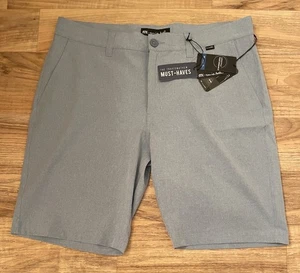 Pantalones Cortos Travis Mathew Para Hombre 35 Azul Rendimiento Elastizados Informales Beck 1MM208 NUEVOS CON ETIQUETAS - Imagen 1 de 9