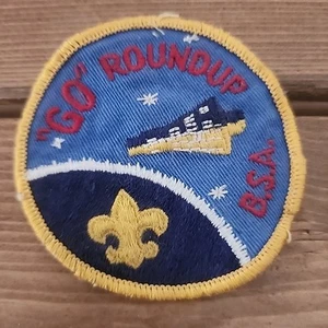 Vintage BSA Boy Scouts Of America 1960's "Go" Roundup Patch - Bild 1 von 3