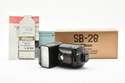 Nikon SB-28 Speedlight Flash with Original Box Excellent Condition JAPAN - Image 1 of 4