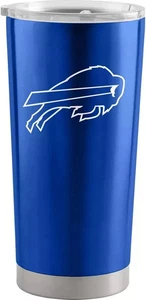 Buffalo Bills Logo Marke NFL Lizenziert Gameday Edelstahl Becher 20oz Blau - Bild 1 von 2