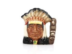 Jarra Personaje Royal Doulton - Indio Norteamericano - D6665 - 1966  - Imagen 1 de 5