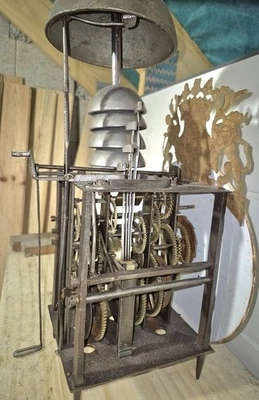 Très Tres Rare Horloge Lanterne Époque Musicale Carillon Pendule Forêt Noire - Photo 1/4