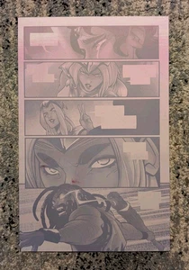 Placa de impresora de arte cómic Eternus #5 página 3 obras de prensa magenta - Imagen 1 de 4